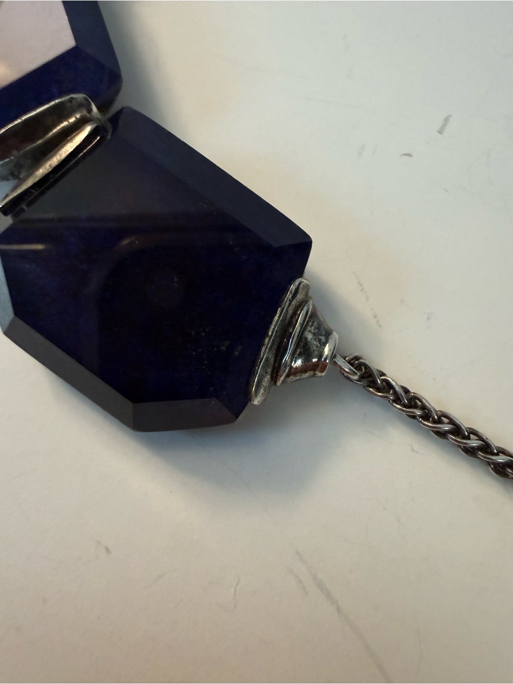 Silpada Blue Grotto Lapis Lazuli 925 Necklace - Picture 4 of 7